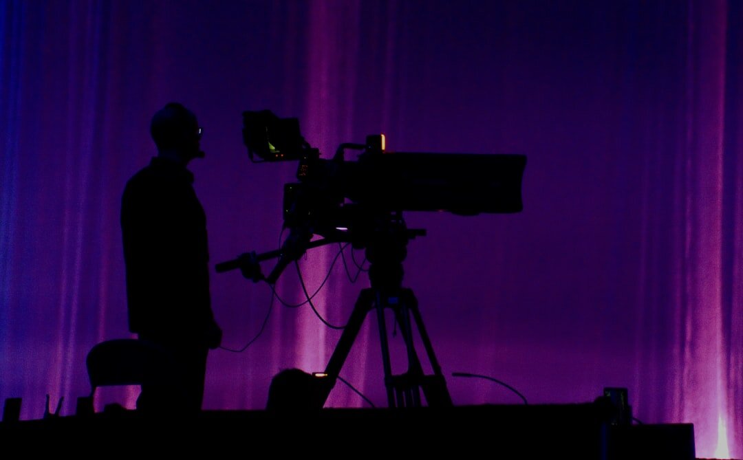 classic tv presenter on stage