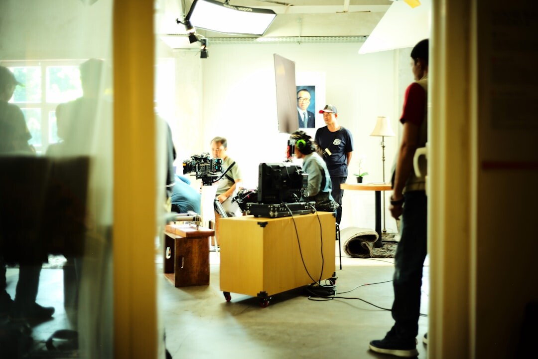 modern television studio